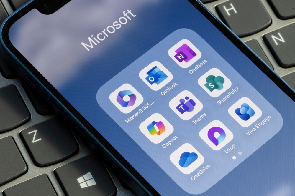 Team collaborating with Microsoft Teams